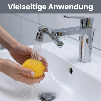 HydroJake | 1080° Wasserhahnaufsatz mit universeller Passform