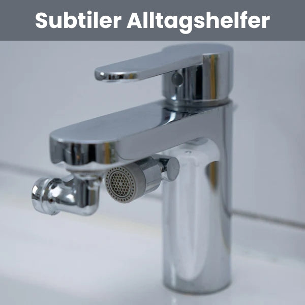 HydroJake | 1080° Wasserhahnaufsatz mit universeller Passform