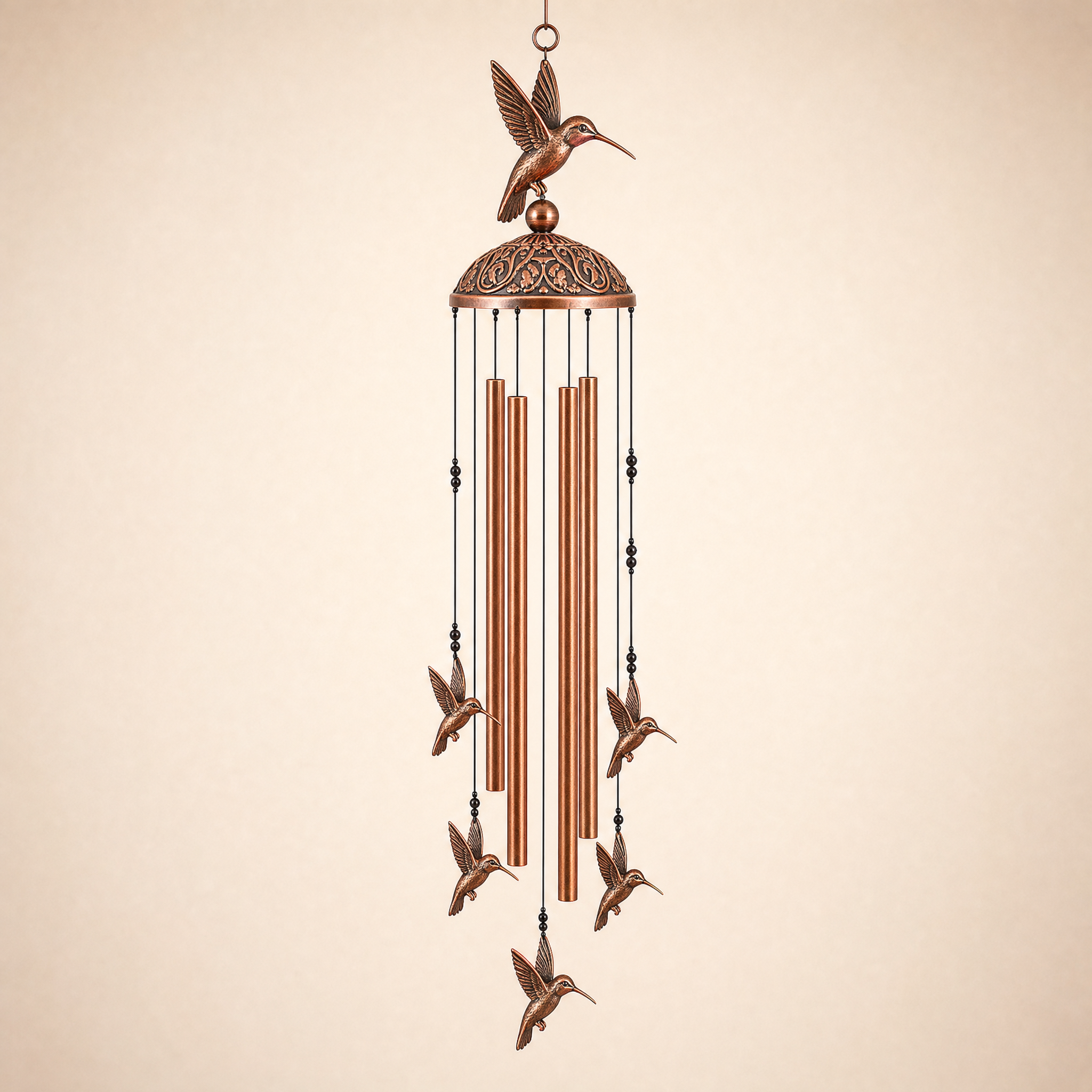 Bronze-Windspiel Kolibri