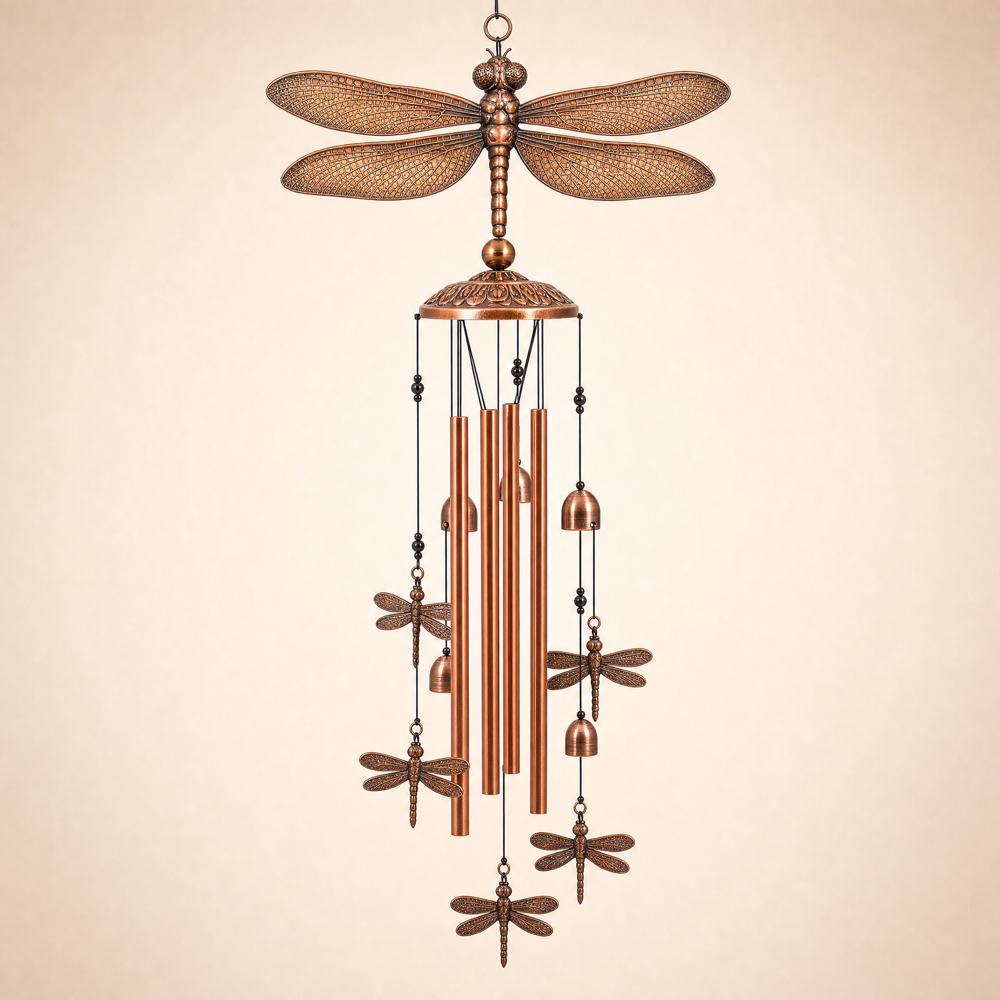 Bronze-Windspiel Libelle